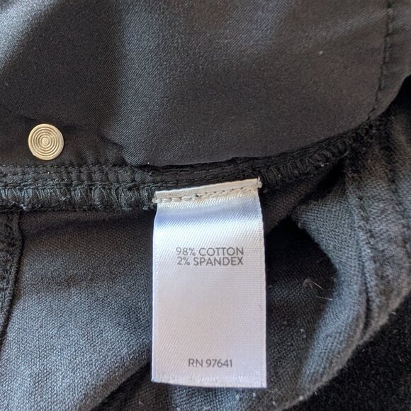 J. Jill Black Velvet Straight Leg Pants Size 8‎ Petite Classic Casual Chic - Picture 10 of 10